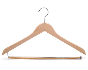 Premium 30-Pack Grade Lotus Natural Color Wooden Hangers Eco-Friendly FSC Certified ASCEND Clothes <strong>Racks</strong> <strong>Rails</strong> Multi-Color - Product Image 4