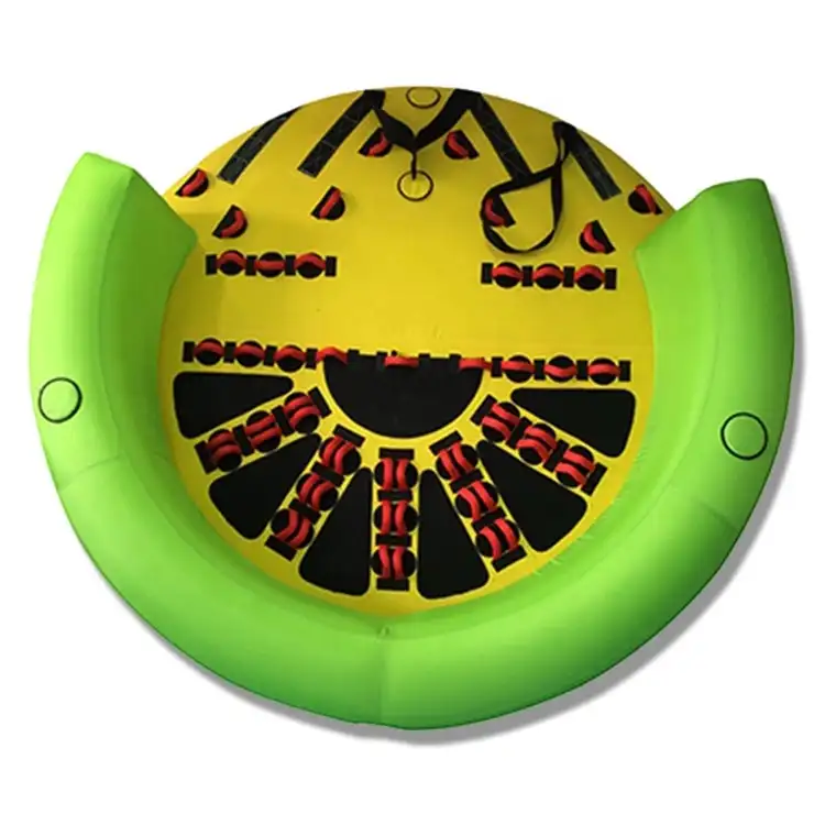 Heavy Duty Crazy UFO-tubo inflable de sofá remolcable para deportes acuáticos