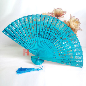 الصينية ملابس رقص فيكتوري خشبي قابلة للطي الزخرفية مراوح اليد - Product Image 3
