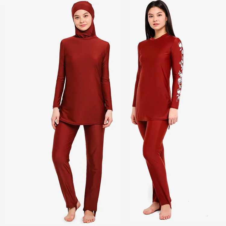 Abbigliamento Sportivo di alta Qualità di Nuotata Abbigliamento Islamico Costumi Da Bagno Confortevole Per Le Donne Costume Da Bagno Musulmano