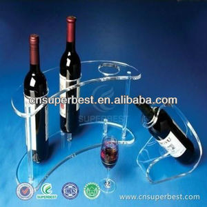 Clair acrylique <span class=keywords><strong>porte</strong></span>-<span class=keywords><strong>bouteille</strong></span> d'<span class=keywords><strong>alcool</strong></span> avec haute qualité - Product Image 1