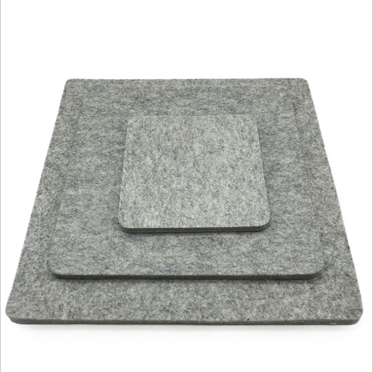 Пользовательский 1/2 дюймовый толстый 100% шерстяной портативный гладильный коврик, доски, отжимной коврик
