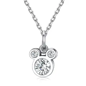Bagater SCN068 Kalung Mickey Perempuan, Kostum Hadiah Putri, Perhiasan Liontin Hewan - Product Image 1