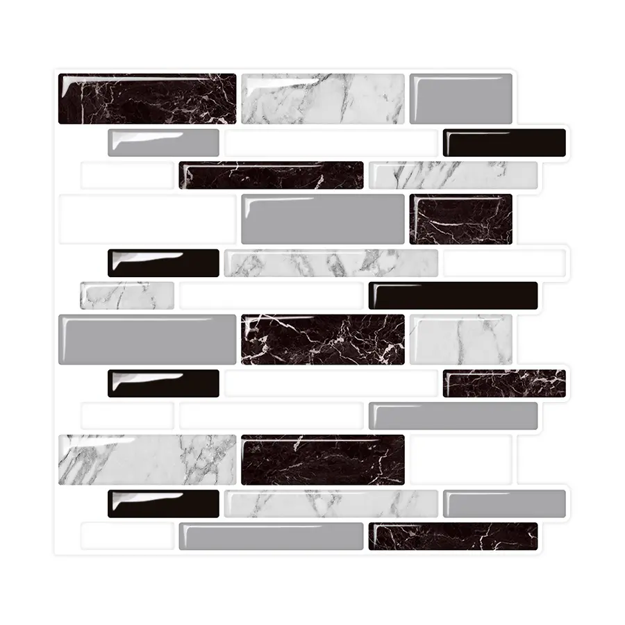 Great Quality Peel and Stick Wall Tile Backsplash Slef-adhesive Wallpaper for Kitchen and Bathroom