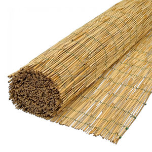 Natural Peeled <strong>Reed</strong> <strong>Screening</strong> Roll Garden Screen Fence Fencing Wooden 4m x 1.5m - Product Image 5