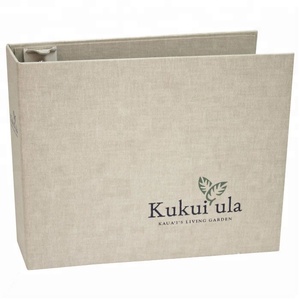 לוגו מותאם אישית בד מכוסה קשה A4 תיק קובץ תיקייה - Product Image 5