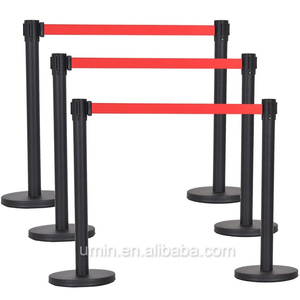 Nero Verniciato a Polvere Retrattile Cintura Coda Barriera - Product Image 5