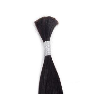 The best hair vendors wholesale natural raw indian straight bulk human hair wet and wavy human braiding hair bulk no weft - Product Image 3