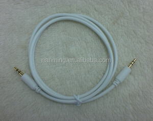 3.5mm aux <span class=keywords><strong>cable</strong></span> 3-poles plateado <span class=keywords><strong>cable</strong></span> estéreo para el teléfono y <span class=keywords><strong>altavoz</strong></span> - Product Image 6