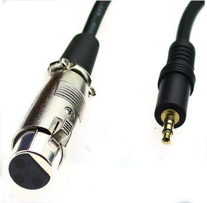 Haute qualité 3 Broches <span class=keywords><strong>XLR</strong></span> mâle à 3.5mm mini <span class=keywords><strong>JACK</strong></span> stéréo audio <span class=keywords><strong>femelle</strong></span> <span class=keywords><strong>xlr</strong></span> câble câble dmx - Product Image 2