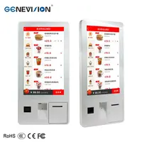 32-Zoll-Automatik-Fast-Food-Bestellkiosk Self-Service-Touchscreen-Rechnungs zahlungs kiosk mit Thermo druckers canner Qr-Code
