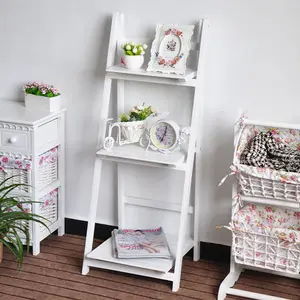 Branded new products wood shelf hot selling metro mix 3 shelves home decor wooden display flower rack shelf