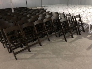 <span class=keywords><strong>พับ</strong></span>ไม้จัดเลี้ยงเก้าอี้พับสำหรับรับประทานอาหารกลางแจ้ง - Product Image 6