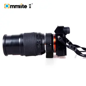 Commlite Pro Lens Montaj Adaptörü ile Otomatik Odaklama için Nikon F Lens için Sony E için Montajlı Kamera