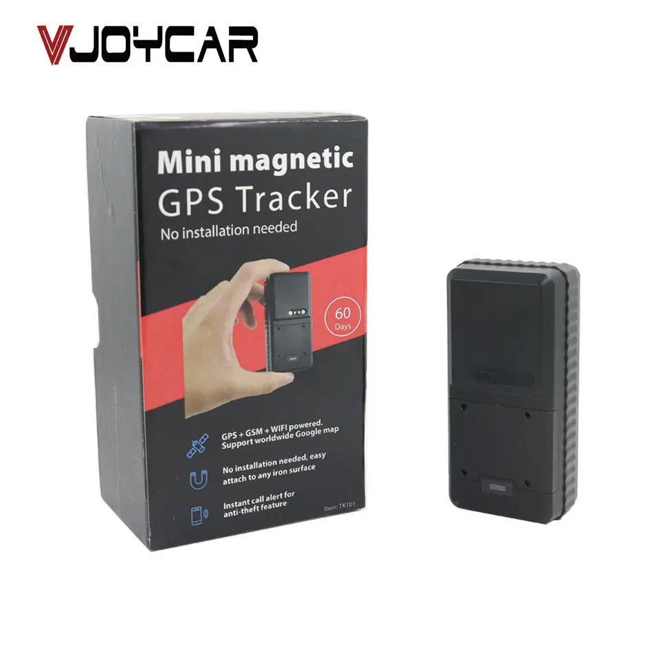 VJOYCAR GPS-Tracking-Gerät Mini Lange Akkulaufzeit Magnet Wasserdicht Designed Imei Number Tracking Online GPS Tracker