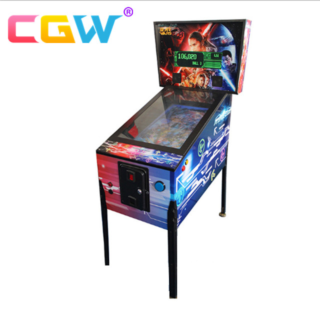 CGWアーケードバーチャルフリッパーピンボールゲームマシン