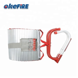 Scala di Emergenza Pieghevole in Alluminio a Tre Piani OK-3S per Fuga e Soccorso, Standard EN131 - Product Image 3
