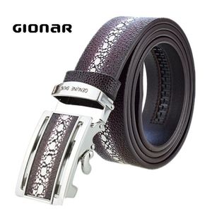 <span class=keywords><strong>Cinture</strong></span> in pelle da uomo cintura in pelle di mucca con motivo in pelle di razza di lusso senza fori cintura in pelle con fibbia automatica - Product Image 3