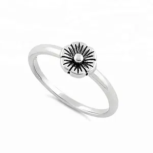 Классическое таиландское черное кольцо из серебра 925 пробы для мужчин