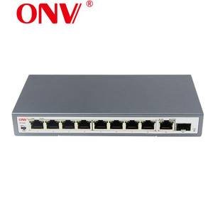 1 Gigabit RJ45 cổng và 1 Gigabit SFP cổng 8 kênh POE an ninh chuyển đổi hệ thống - Product Image 1