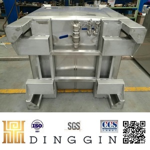 Conteneurs IBC en acier inoxydable de 1000l, 1300l, 1500l, 2000l pour le transport et le stockage de liquides dangereux et de produits chimiques - Product Image 4