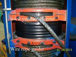 Troli <span class=keywords><strong>Hoist</strong></span> Listrik Rel Ganda Kawat Baja LH5-50ton untuk Crane - Product Image 5