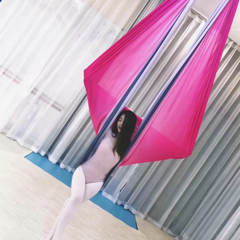 Hamac de Yoga à Air, haute résistance, couleurs aériennes, en Nylon