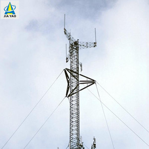 autoportant Ganvanised ASTM <span class=keywords><strong>EU</strong></span> SGG treillis angulaire haubané tour de fil - Product Image 3