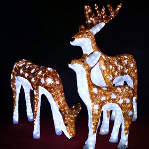 2024 Toprex decoración <span class=keywords><strong>de</strong></span> <span class=keywords><strong>Navidad</strong></span> al aire libre Led acrílico Reno <span class=keywords><strong>adornos</strong></span> para la venta - Product Image 2