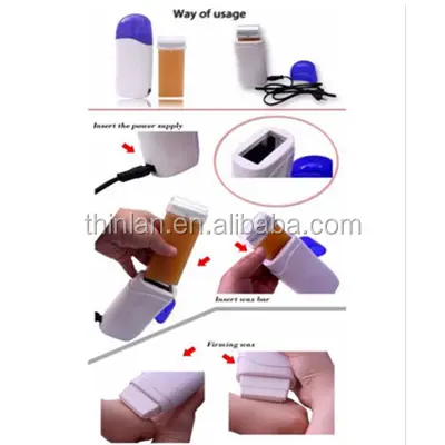 Professional Original 100ML Rollon Wax Heater With Base Hair Removal Machine