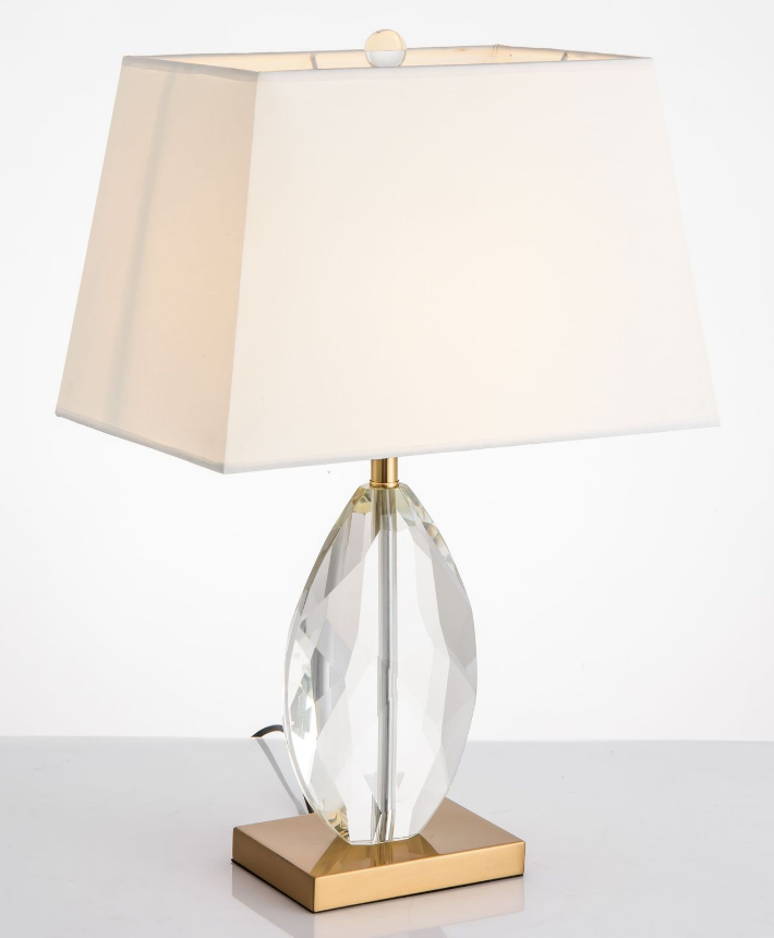 Дешевая прозрачная декоративная современная настольная лампа для отеля