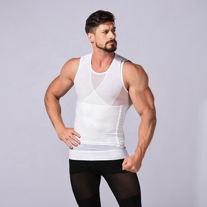Cao PowerNet 3 Hàng Móc Và Mắt Móc Khóa Vành Đai Cơ Thể Giữ Gìn Tank Top Shapewear Corset Vest Người Đàn Ông - Product Image 2