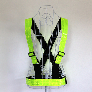 Tactical LED niños tela para correr chaleco reflectante de seguridad ANSI 107 motocicleta cinturón - Product Image 1