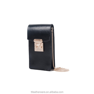 Women Veg Tanned Leather Mini Phone Bag Shoulder Crossbody Bag - Product Image 1