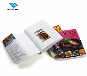 2018 Fabriek Op Maat Bedrukt Fascinerend Voedseltijdschriftboek