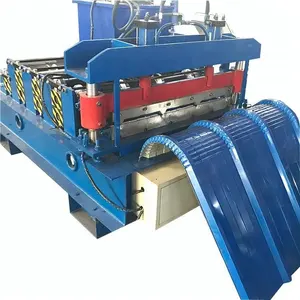 Auto hydraulic metal roofing sheet crimping curved bending machine