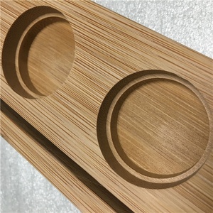 Natuurlijke Bamboe Display Standaard Etherische Olie Fles Rack Custom Gegraveerd Logo Houten Fles Plint Oliën Organizer Houder Te Koop