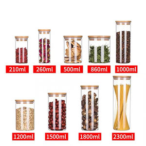 Contenedores de almacenamiento de alimentos de vidrio herméticos duraderos de alta calidad, utensilios de cocina de plástico portátiles para uso en el hogar, oficina, escuela, a prueba de fugas - Product Image 2