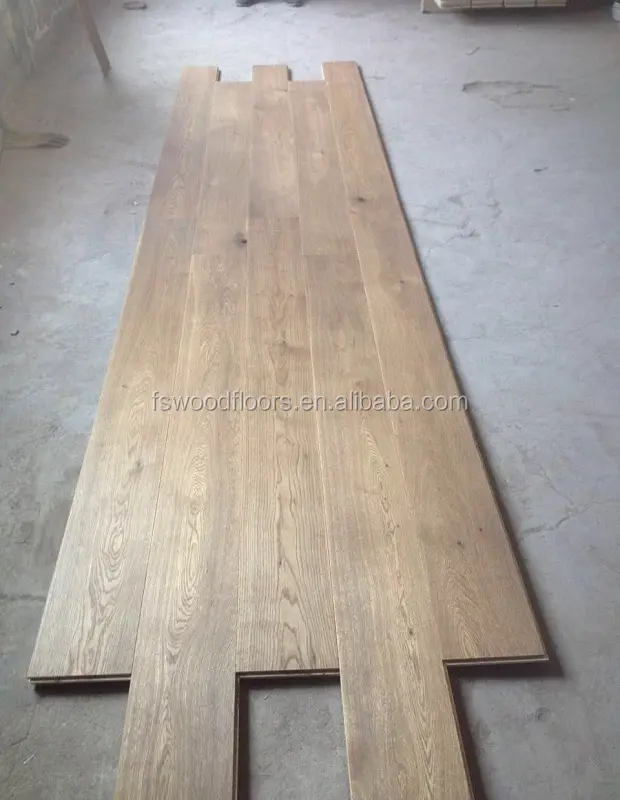 2200mm long plank fumed oak engineered wood flooring