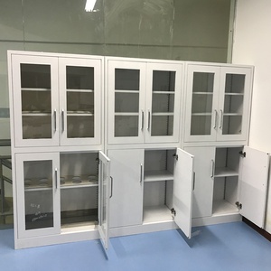 ห้องปฏิบัติการเฟอร์นิเจอร์เหล็กสวิงประตูตัวอย่างการจัดเก็บแผนตู้ - Product Image 3