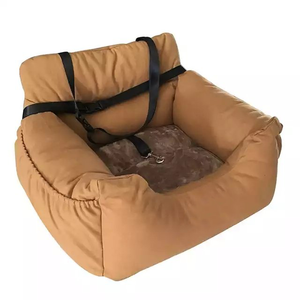 Asiento de coche para perros cama suave y cómoda impermeable cinturón de seguridad bolsa de viaje asientos elevadores para perros pequeños medianos portador de coche para mascotas - Product Image 6