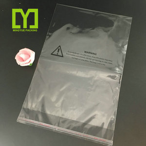 Tùy Chỉnh Thu Nhỏ Túi <span class=keywords><strong>OPP</strong></span> với tự dính con dấu cho quần áo & đồ trang sức bao bì dùng một lần rõ ràng bao gồm nghẹt thở cảnh báo - Product Image 3