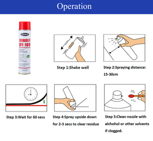 Venta caliente Sprayidea Caucho sintético Bordado Adhesivo <span class=keywords><strong>Pegamento</strong></span> Aerosol Spray <span class=keywords><strong>para</strong></span> tela y <span class=keywords><strong>ropa</strong></span> - Product Image 4