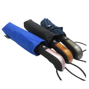 Прочный Ветрозащитный популярный в Европе складной автоматический зонт с чехлом Зонт оптовая продажа