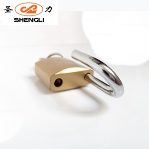 आर्क प्रकार 25mm ठोस लोहे ताला शरीर छोटे सस्ते चित्रित पीतल ताला - Product Image 2