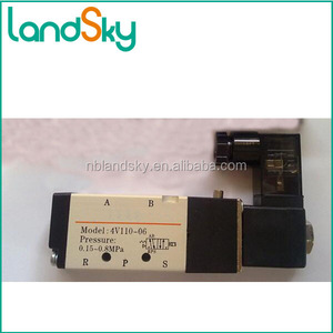LandSky 5 port 2 position hochdruck 3 wege-magnetventil 4V120 M5 Interne pilot exteranl pilot port größe M5 - Product Image 6