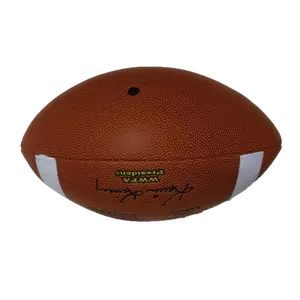 Bola de rugby personalizada de couro de microfibra e futebol americano