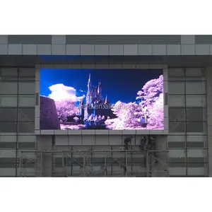 Layar video layar besar iklan kedap air luar ruangan TV P4 LED definisi tinggi layar peraga warna penuh