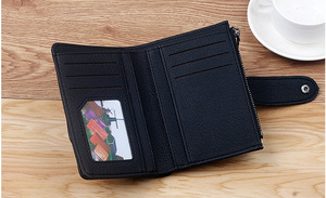 Portafoglio in pelle sintetica da <span class=keywords><strong>donna</strong></span> di moda 2025 nuovo stile portafoglio <span class=keywords><strong>piccolo</strong></span> per giovani - Product Image 5