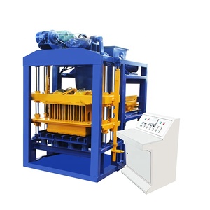 Block Paver Machine Qt4-25 Automatic Paver Block Machine Cement Concrete Paving Interlocking Hollow Brick Block Making Machine